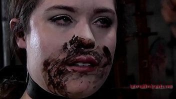 Caged up girl is to give chap wild cock sucking