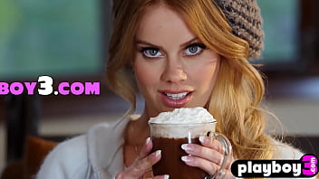 Sweet babe exposed hot body after passion posing for playboy