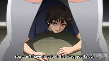 Nadie se dio cuenta de que la estaba masturbando en público hentai subtítulo