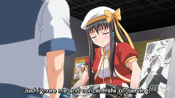 Nadie se dio cuenta de que la estaba masturbando en público hentai subtítulo