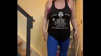 How i look on any typical day while i’m cleaning and doing milf things at home notice the closet i’m working on beh