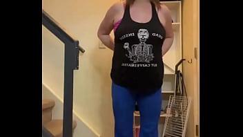 How i look on any typical day while i’m cleaning and doing milf things at home notice the closet i’m working on beh