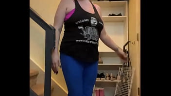 How i look on any typical day while i’m cleaning and doing milf things at home notice the closet i’m working on beh