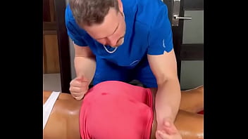 Ebony teen beauty with huge natural tits lily starfire getting fucked after massage