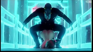 Cojidota a kiriko dejándola mojada