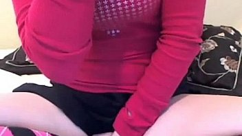 Kinky slut toys with her ass