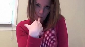 Kinky slut toys with her ass