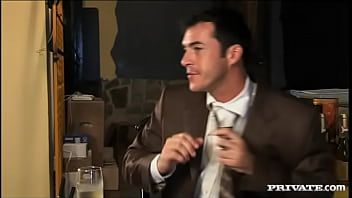 Lusty trio takes on two men Lusty trio takes on two men