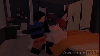 Bunny girl gets banged hard on bed