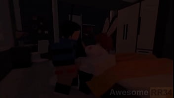 Bunny girl gets banged hard on bed