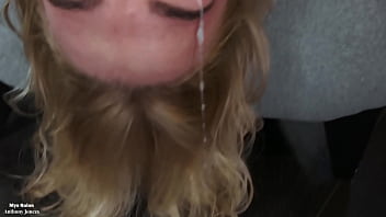 Girl rimming guy and sucking his cock to swallows his cum in hotel room mya quinn