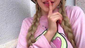 My neighbor was watching me while i was squirting very horny in my garden