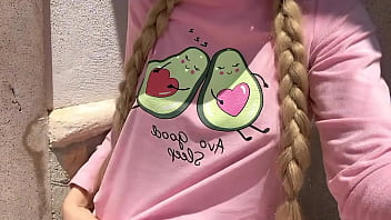 My neighbor was watching me while i was squirting very horny in my garden