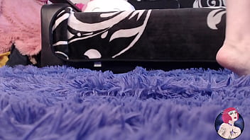 Dancing feet on floor and oiled feet massage