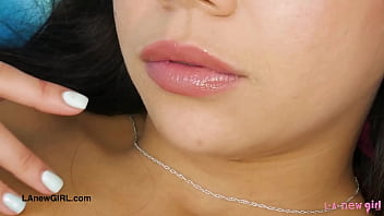 Aspiring latina model naked close up