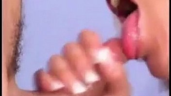 Blonde wakes up to suck