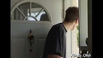 Inviting girl allison with boner inside