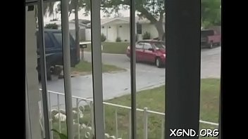 Inviting girl allison with boner inside