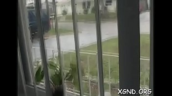 Inviting girl allison with boner inside