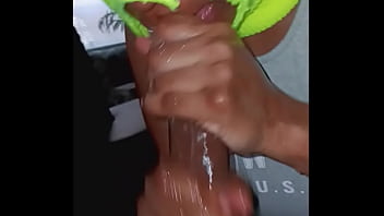 Wet & sloppy blowjob from a masked girl