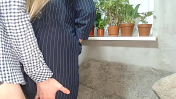 Hot housewife takes cock in horny pussy