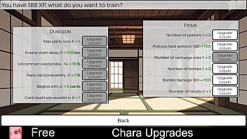 Chara upgrades free game itchio adventure