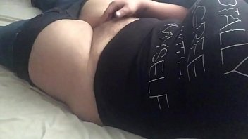 Thick babe playing with her big clit Thick babe playing with her big clit