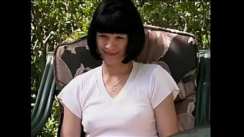 Teen brunette violet blue with small tits crave for strong cock