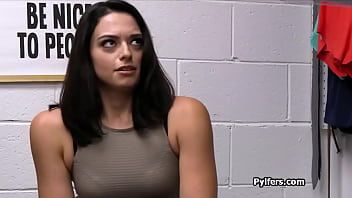 Dark haired cutie deep throats dick for stealing Dark haired cutie deep throats dick for stealing