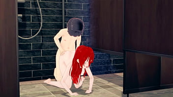 Me and my girlfriend in bathroom