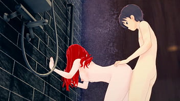 Me and my girlfriend in bathroom