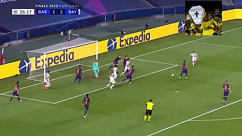 Bayern arregaçando o barça de lionel messi