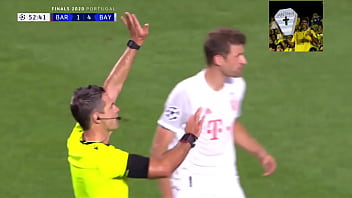 Bayern arregaçando o barça de lionel messi