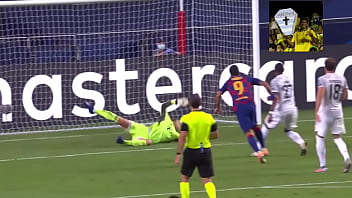 Bayern arregaçando o barça de lionel messi