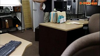 Student sells her books sells her pussy at the pawnshop