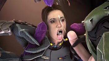 Spartan and sangheili fuck miranda