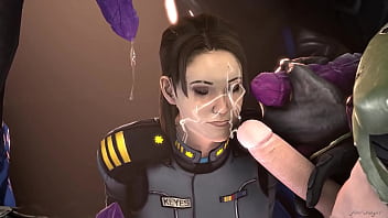 Spartan and sangheili fuck miranda