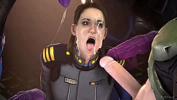 Spartan and sangheili fuck miranda