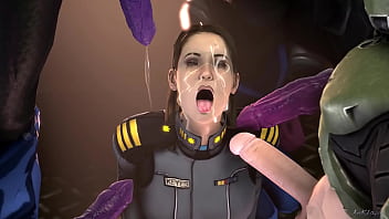 Spartan and sangheili fuck miranda