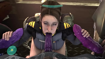 Spartan and sangheili fuck miranda