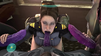 Spartan and sangheili fuck miranda