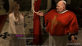 Horny wet milf kneels infront of fat cock priest with big tits lust Horny wet milf kneels infront of fat cock priest with big tits lust