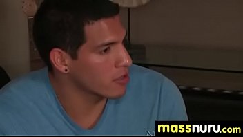 Slippery massage with happy end 4