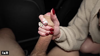 Dogging risky car sex with college slut