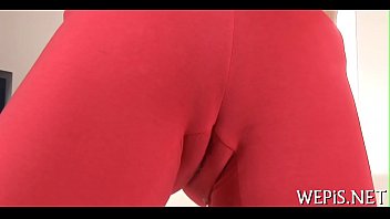 Mad babe is pissing in a glass