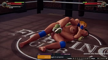 Furia vs karen nf3d female mma combat ring