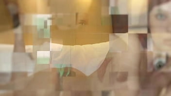 Two british teens suck a room of guys