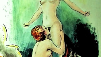 Retro erotic drawings