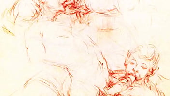 Retro erotic drawings