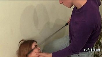 Hot naughty gal in a kinky bdsm video